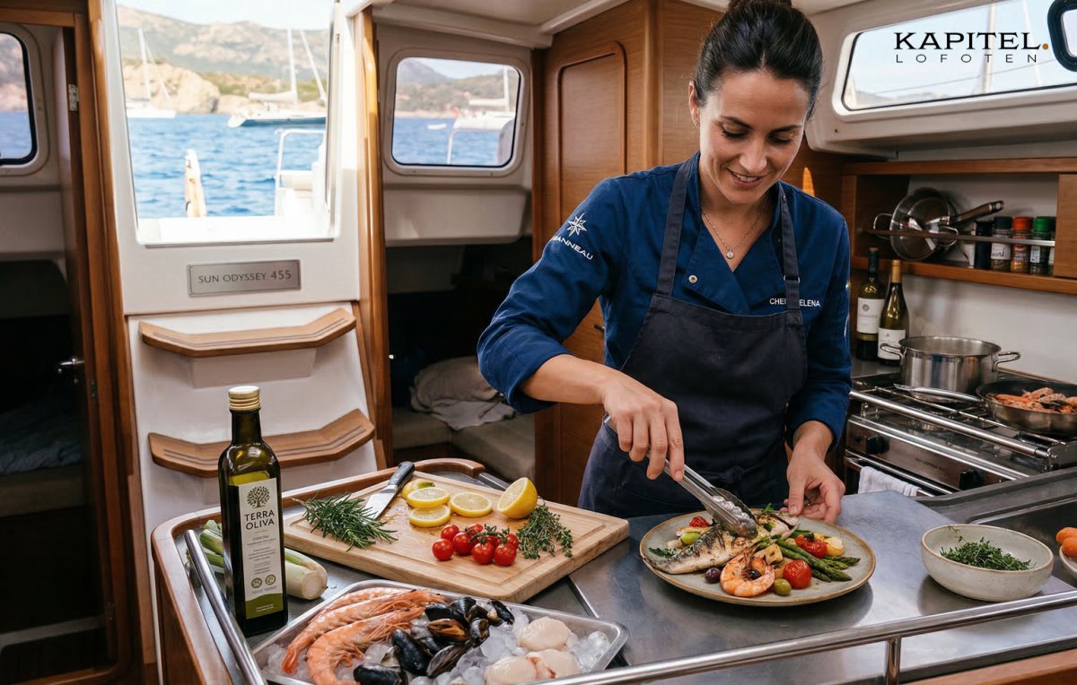 Naviga le coste spettacolari di Lofoten.