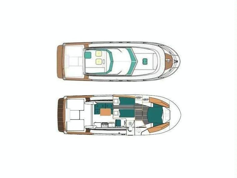 Motorboat - Bénéteau - 10.8 meters