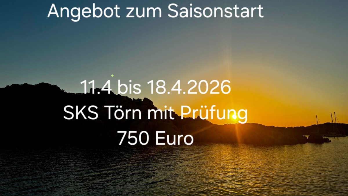 Spring offer educational cruise, SKS with exam, skipper training