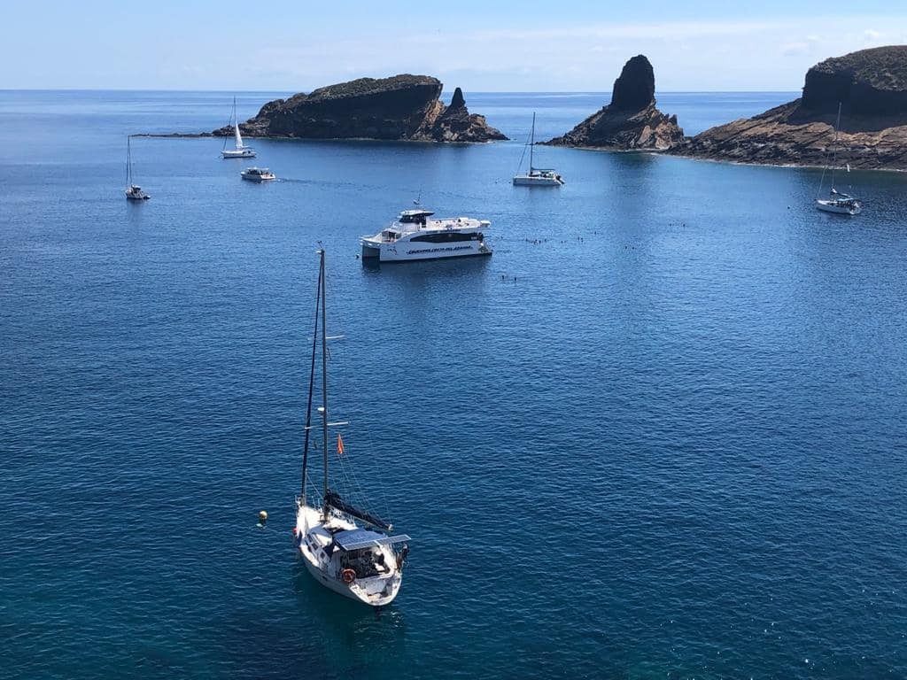 Sailing course to Columbretes Islands