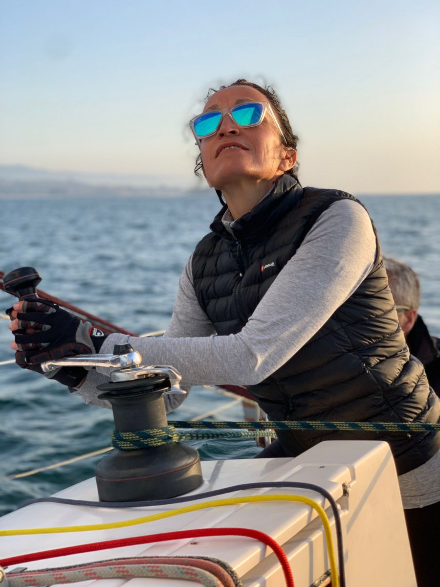 Corso di vela a Vigo con regata Trofeo Príncipe di Asturias - barca