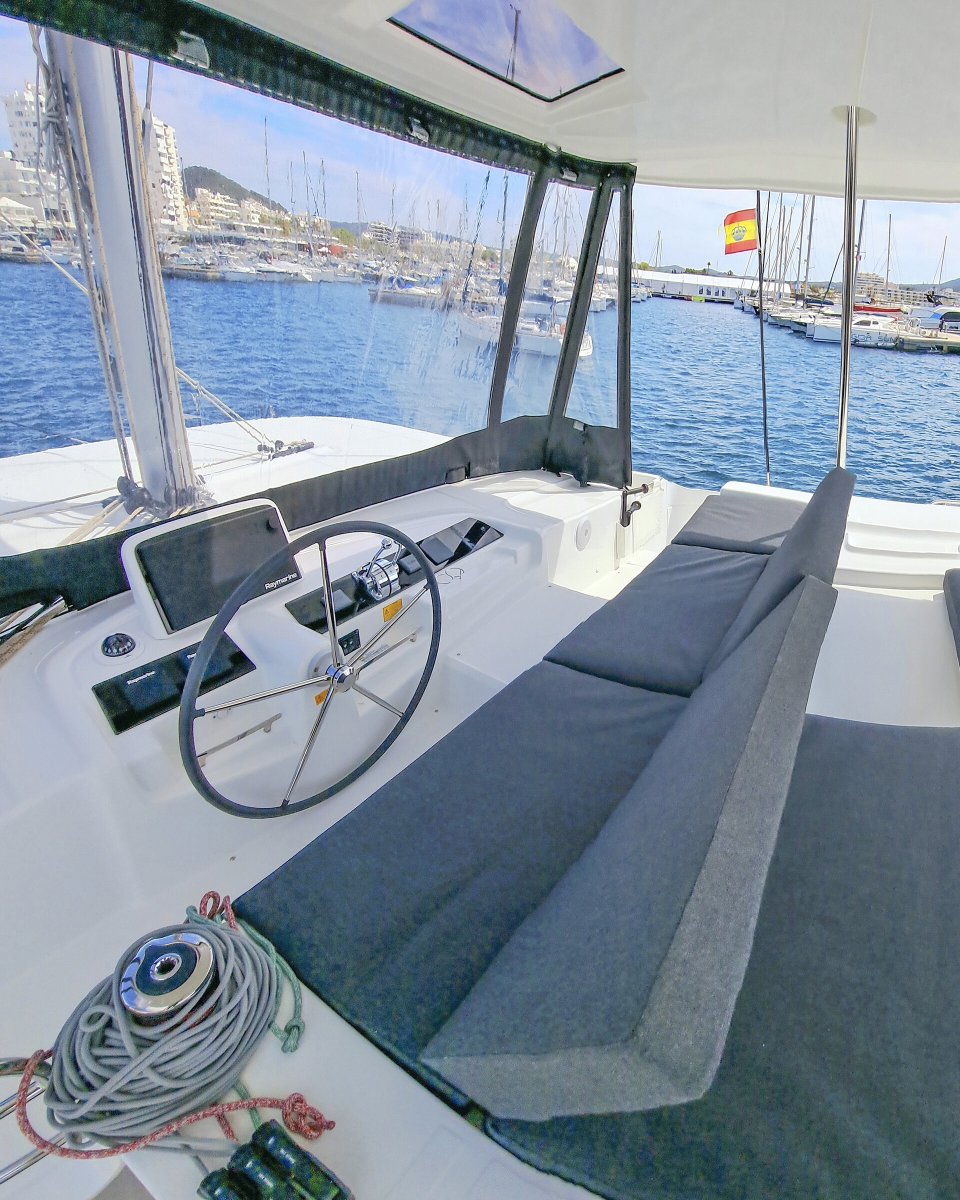 Explore Ibiza's coves in a catamaran