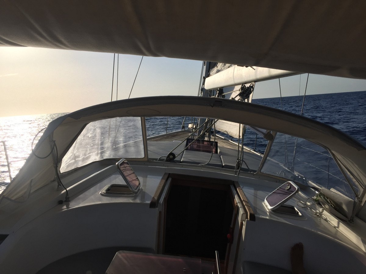 Sailing to the island of Cabrera