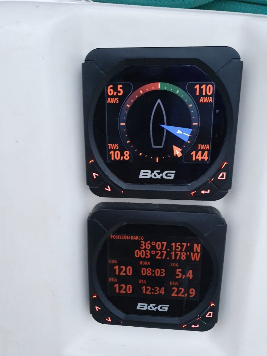 Von Málaga auf offene See