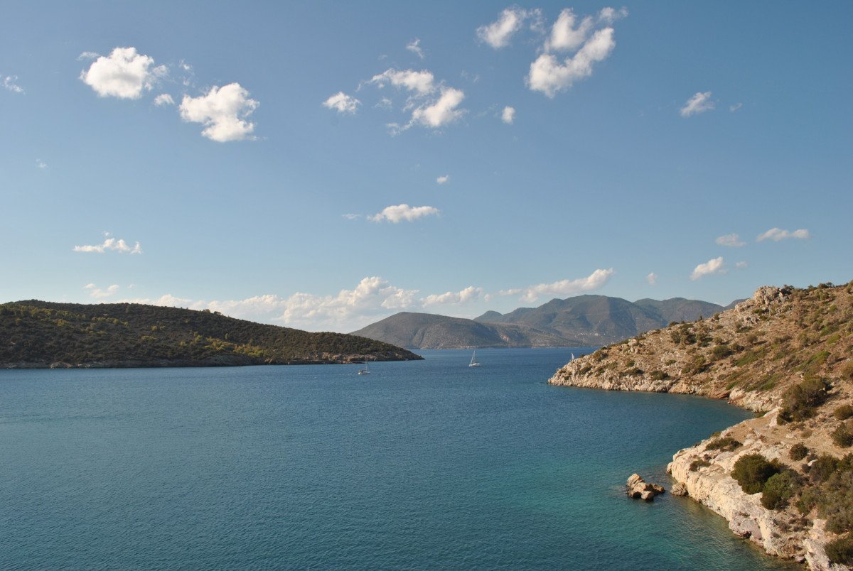 Enjoy catamaran sailing in the Greek Mediterranean