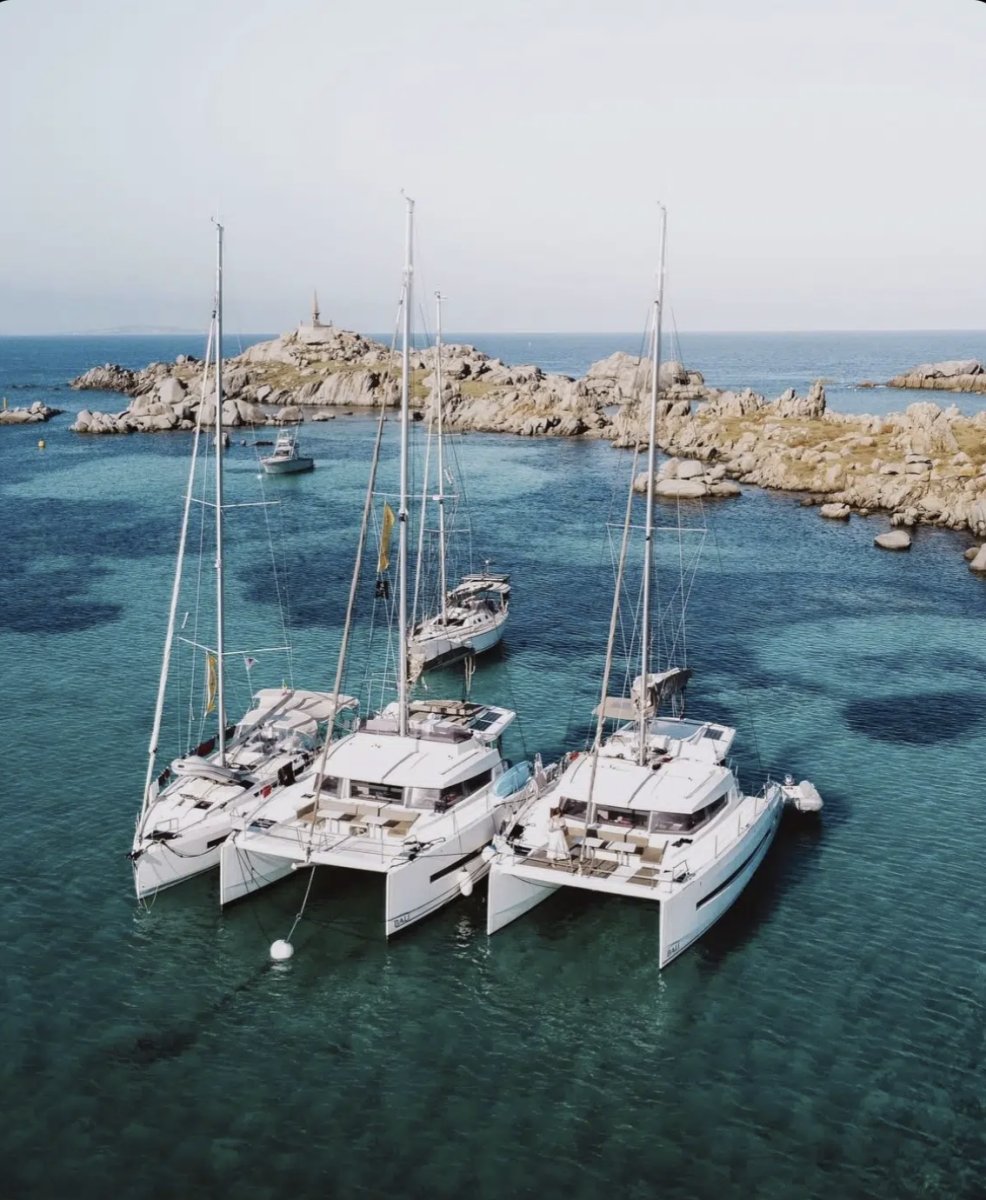 Segelurlaub auf dem Katamaran Route Sardinien/Korsika