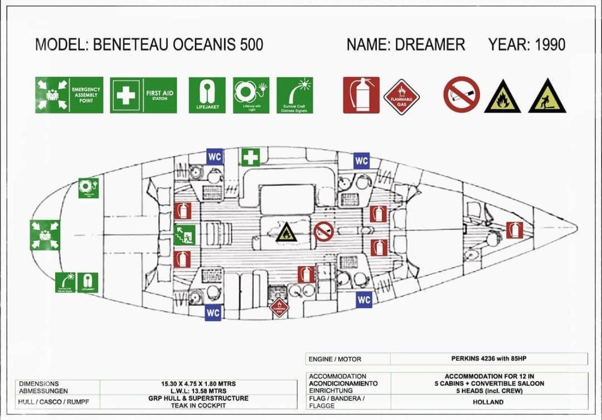 Segelboot - Bénéteau - 14.9 {{i18n.meters}}