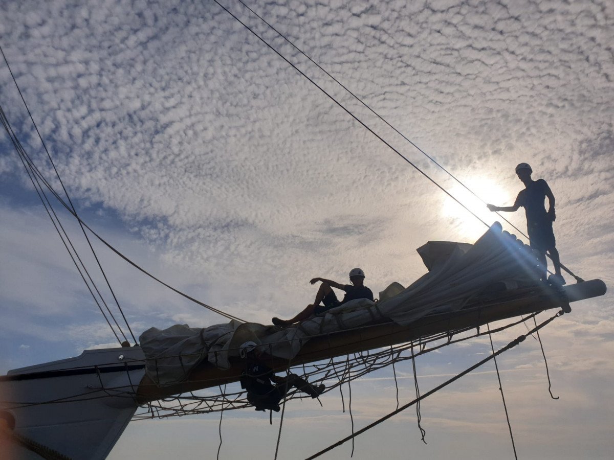 Ammirare il panorama della costa dell'Algarve dal mare