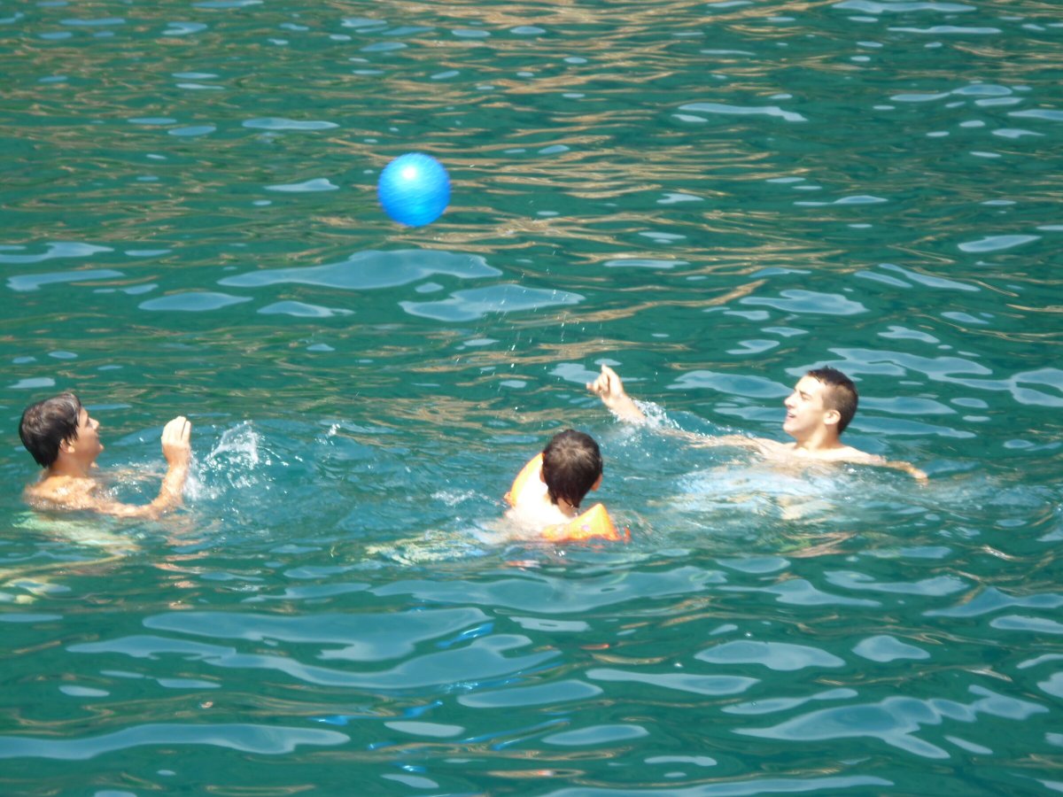 Sailing school in the Mediterranean