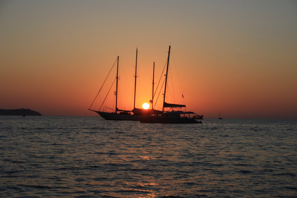 Segelkurs auf einem 15-Meter-Segelboot in San Antonio, Ibiza
