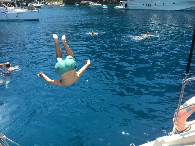 Sailing in the Mediterranean Sea