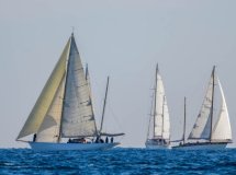 Regatta der klassischen Segelboote in Barcelona