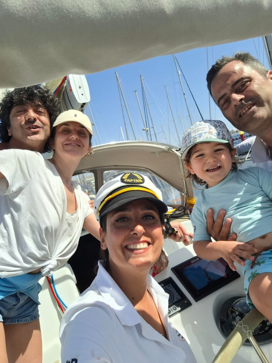 Segelkurs auf dem Boot