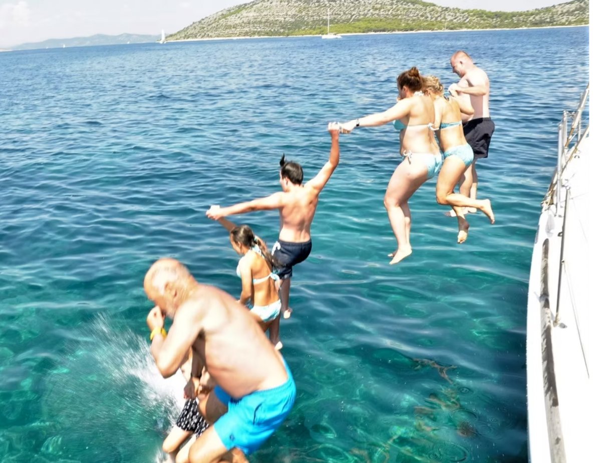 Las aguas azules del Adriático