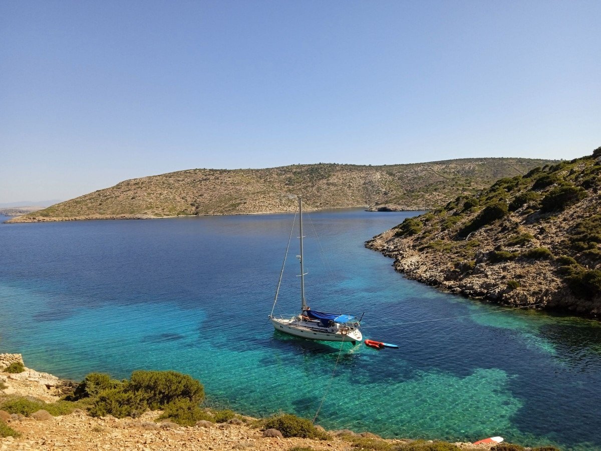 Enjoying Greek Sun on the High Seas