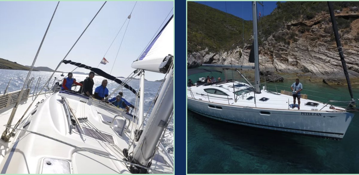 Skippertraining im Adriatischen Meer