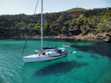 July, Holidays a week in Ibiza and Formentera on a sailboat