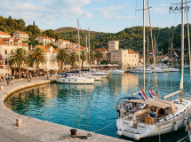 Boat in Dalmatia coast, Croatia