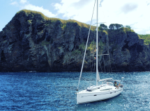 Ocean sailing from Cherbourg to Ponta Delgada/Azores.