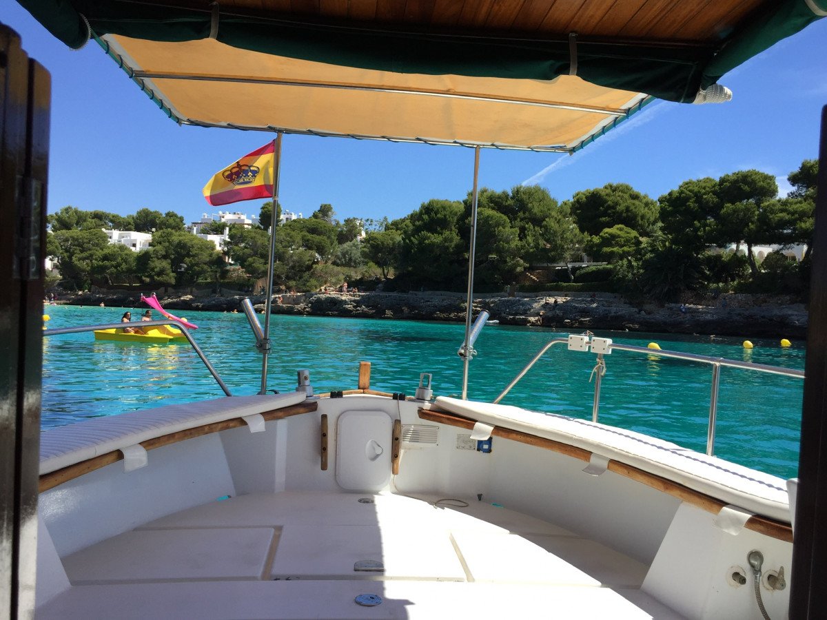 Relaxing in a Private Bay of Mallorca