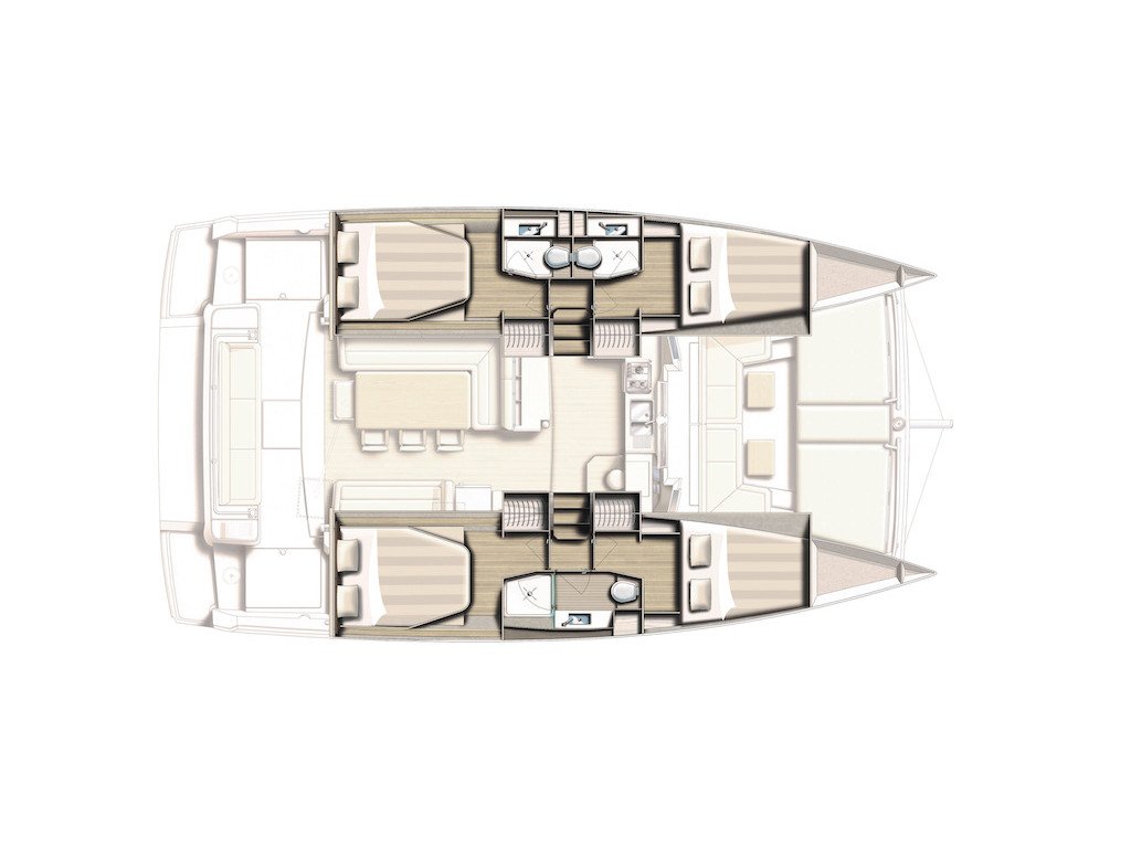 Alquiler de barcos Bali 4.1 en Ibiza y Formentera