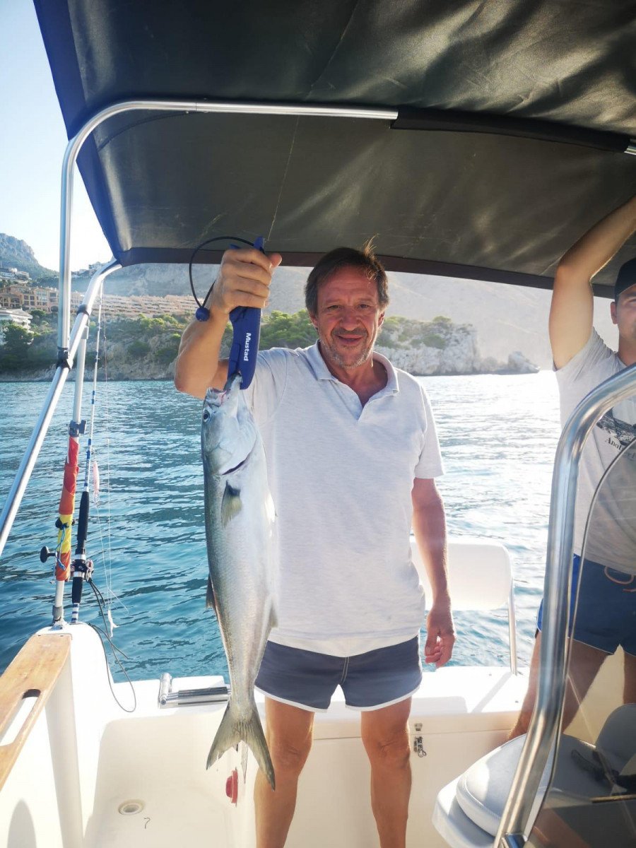 A day of fishing at sea