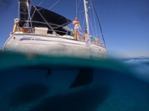 Velero familiar en Croacia con niños