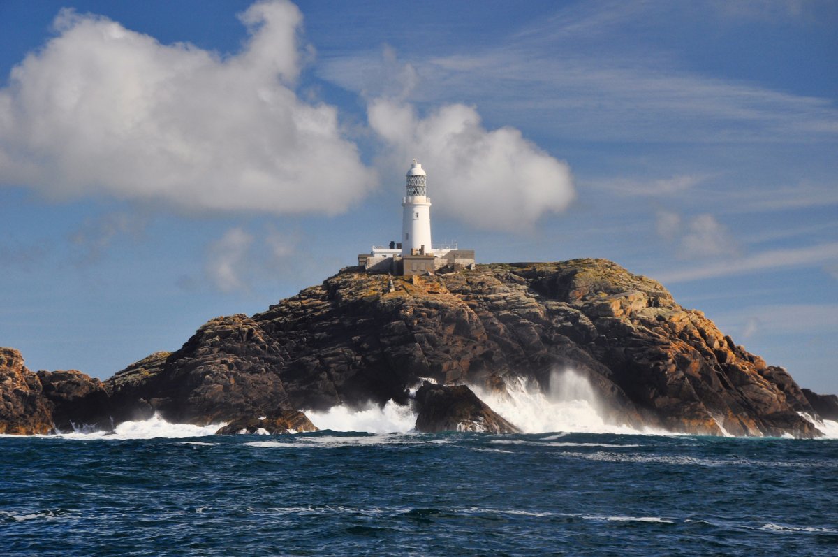 The port of Lorient, a view from the sea