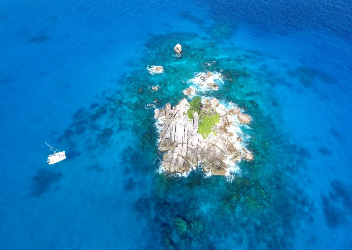 Le Seychelles dal cielo: panorami aerei