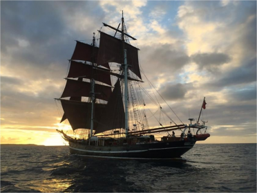 Navega en Tall Ship por IJsselmeer y la costa del Mar del Norte