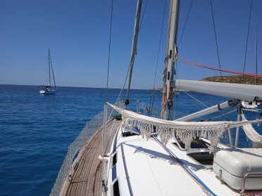 Ibiza to Seville sailing trip with stops, option to embark or disembark