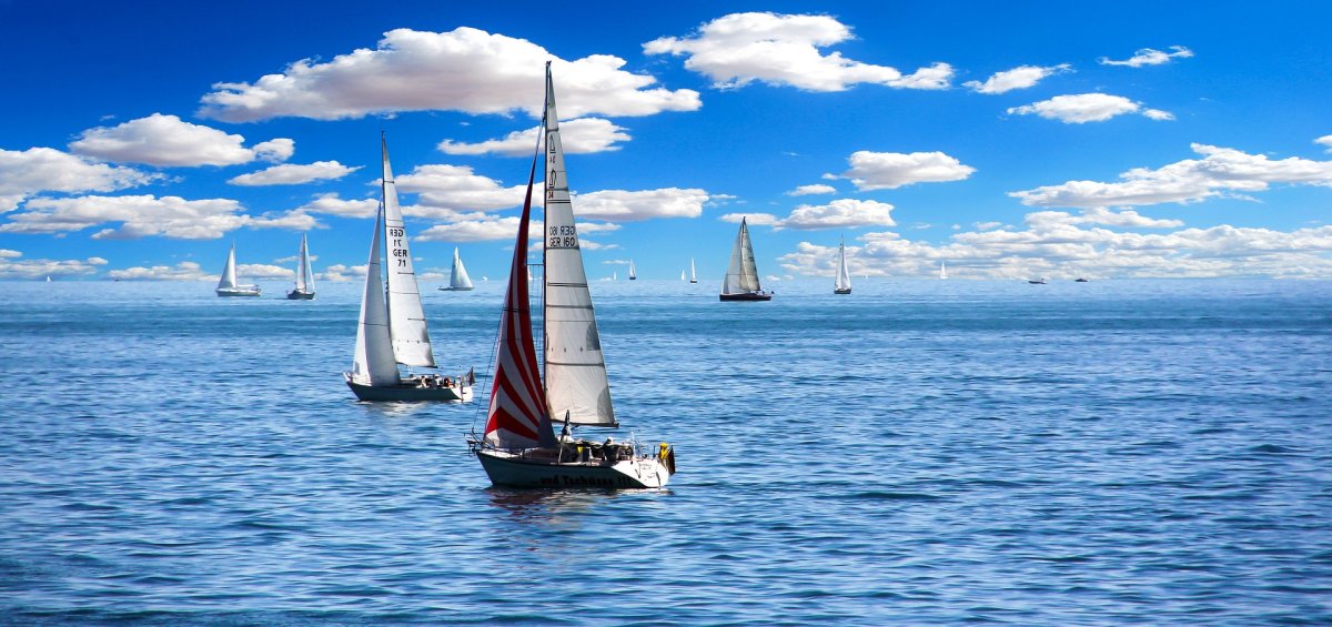 Navegando en el mar Báltico