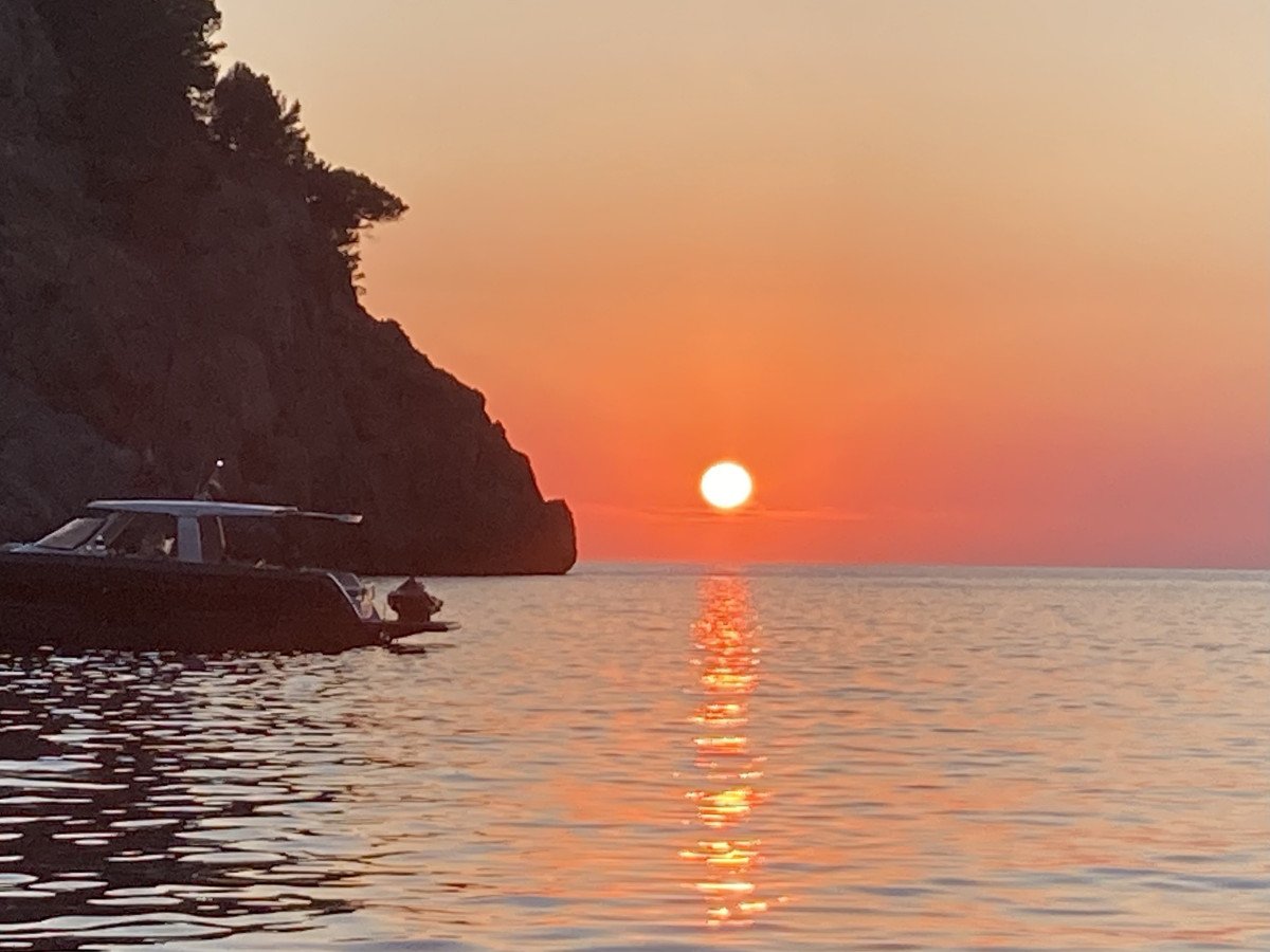 Enjoy the views of Mallorca's coastline.