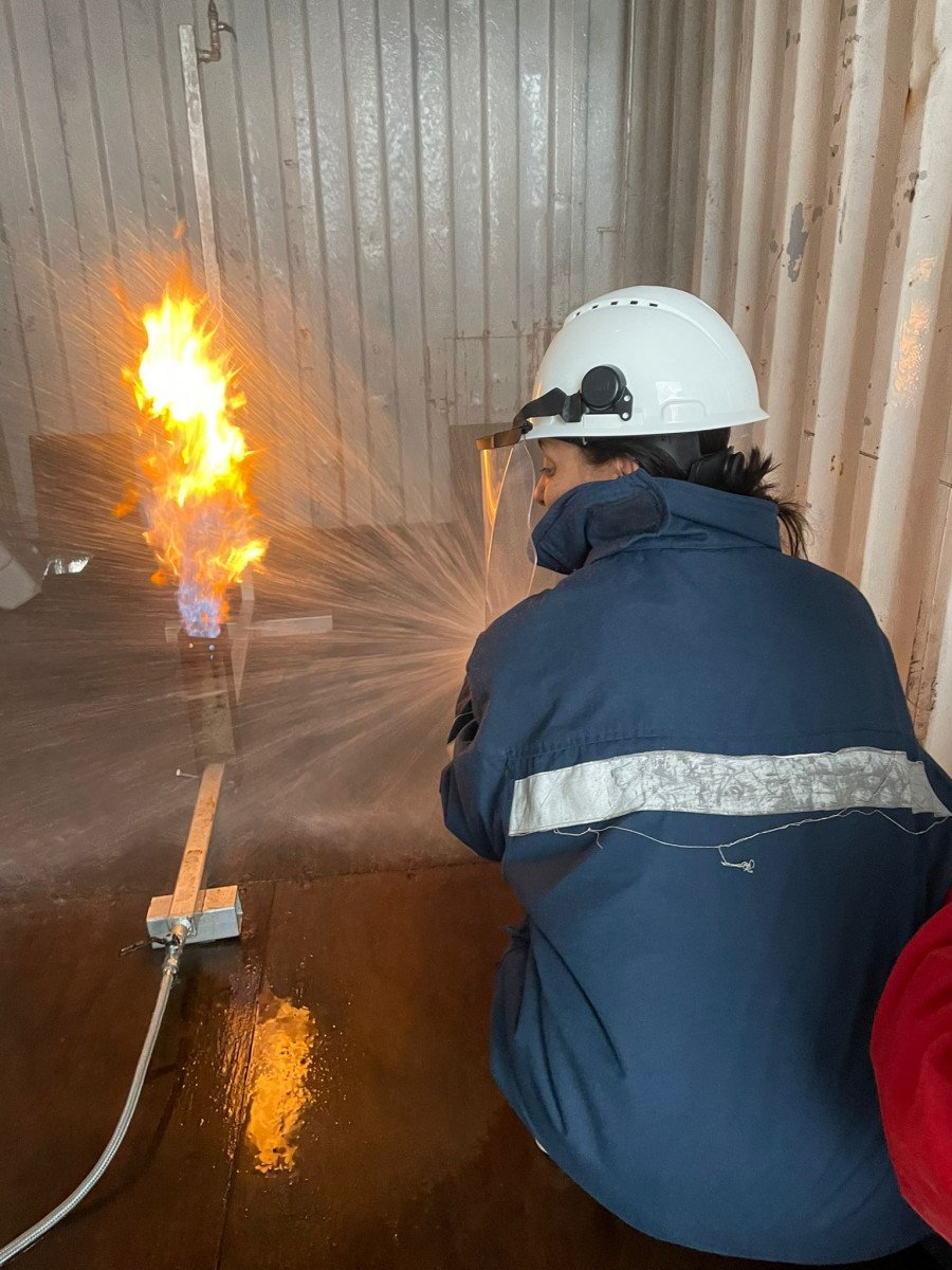 Group of people on a sailing course
