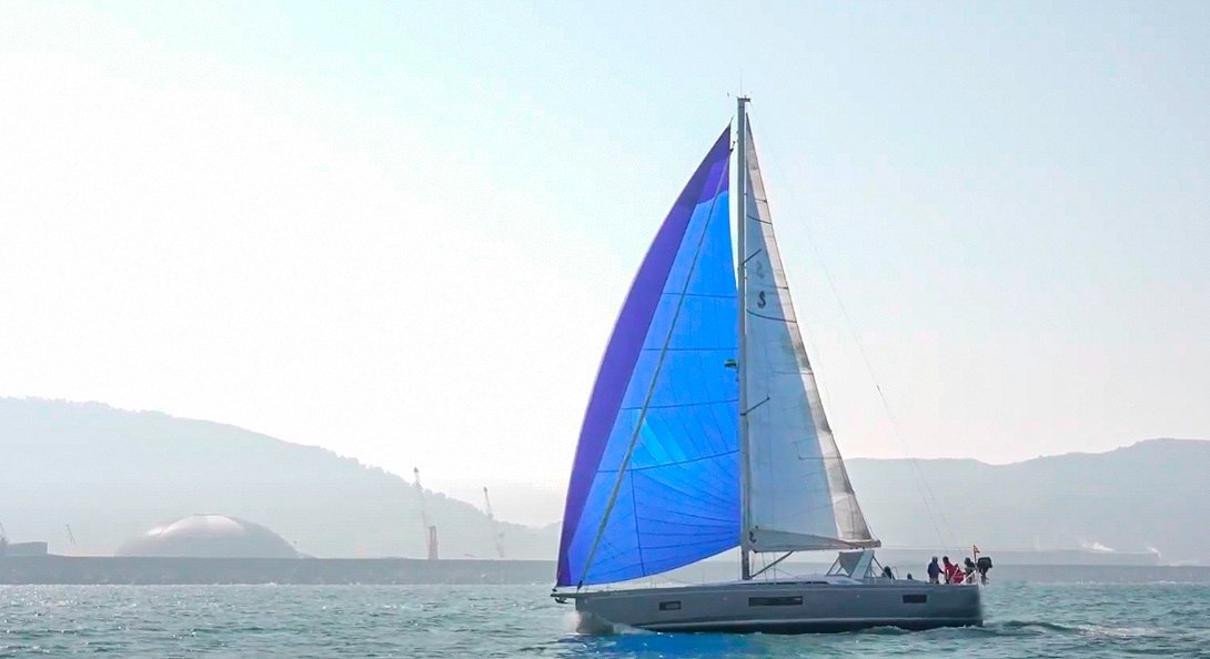 Boat navigation course from Getxo