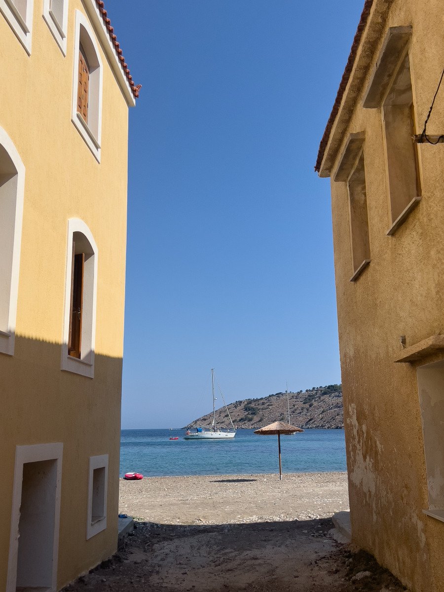 Sailboat in the Mediterranean