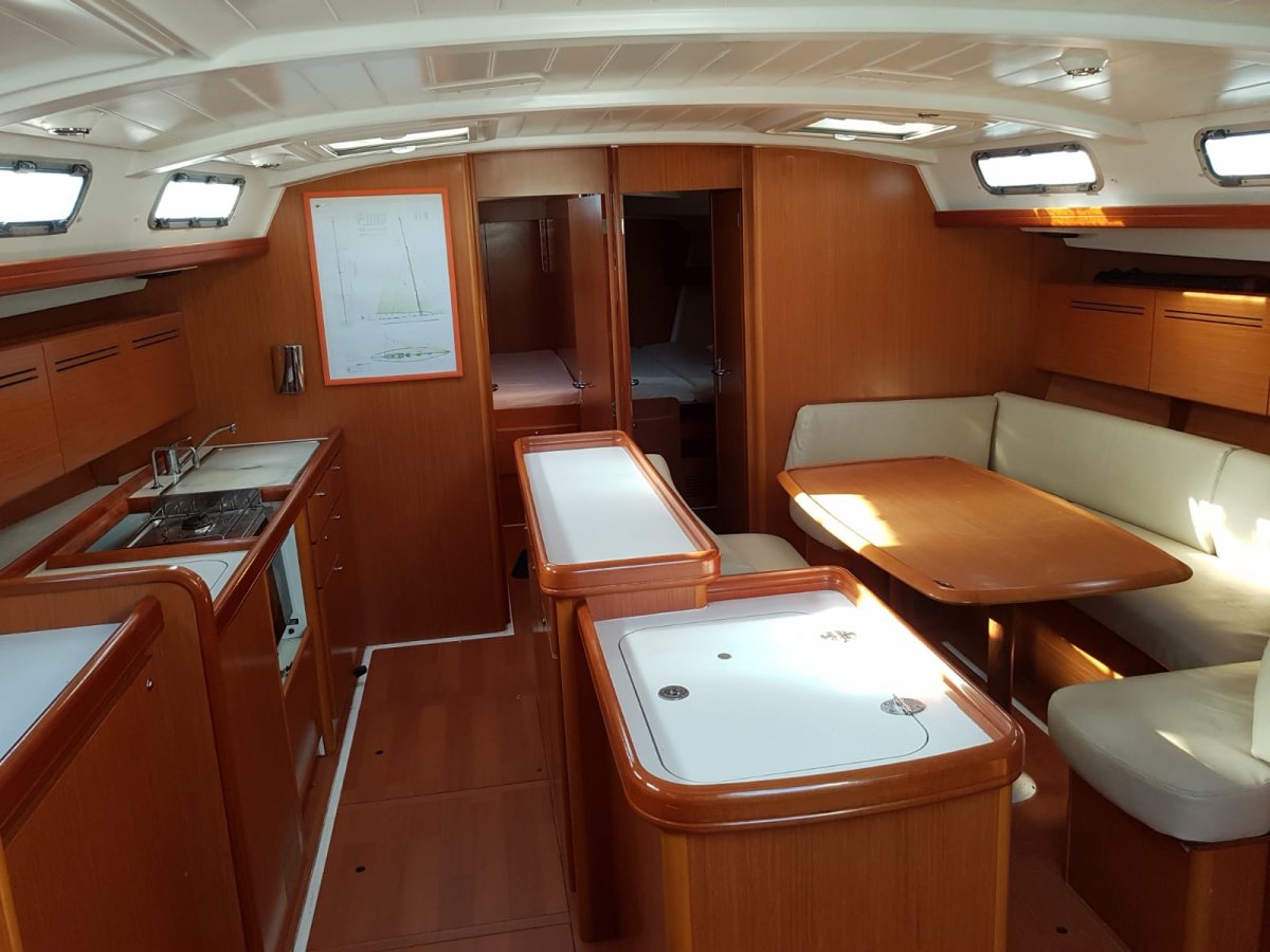 Sailing experience in clear waters