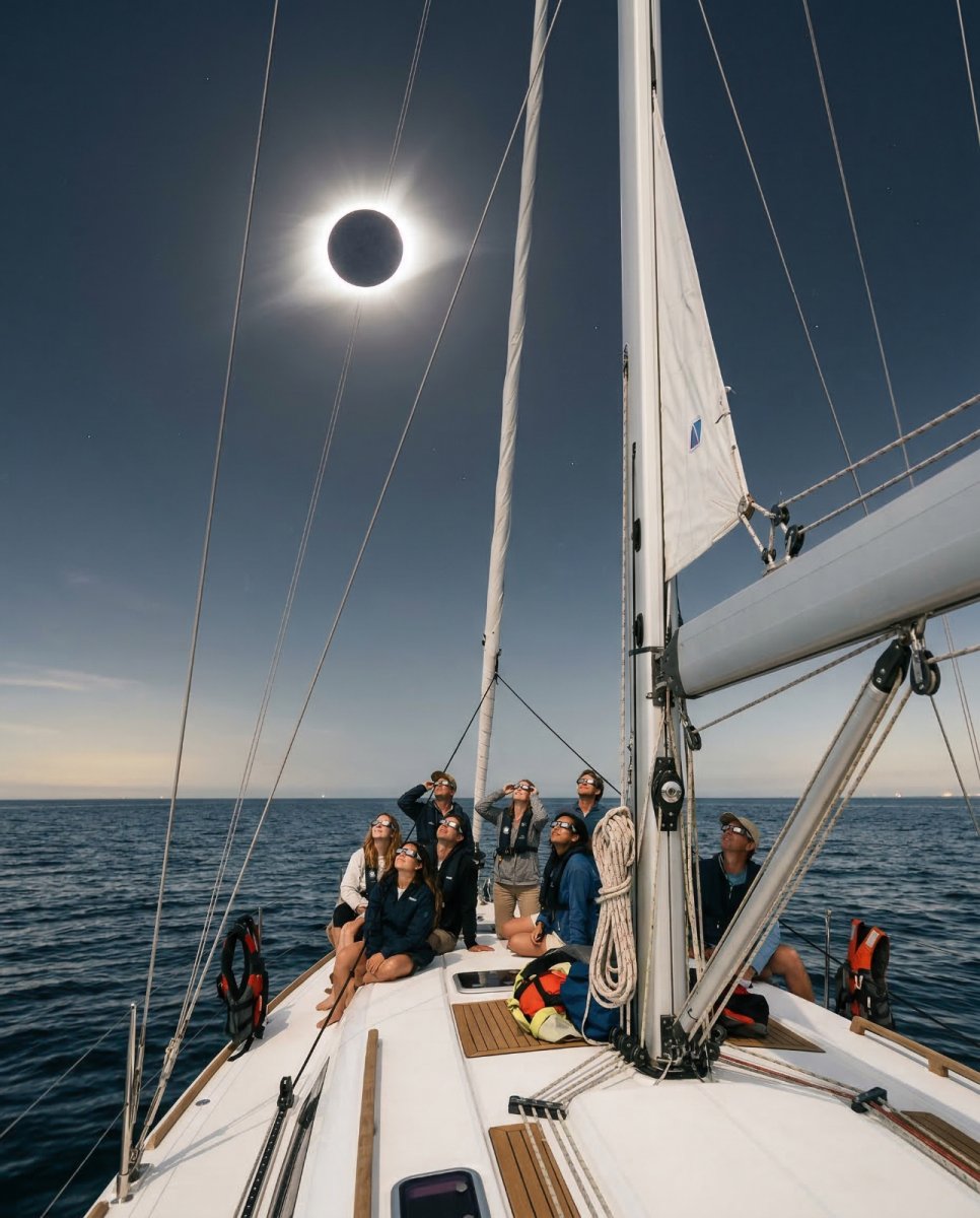 Navigation course on the high seas