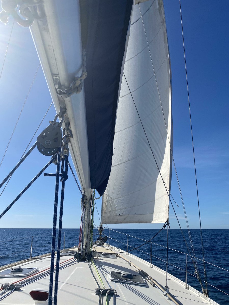 Exploring the blue waters of Formentera