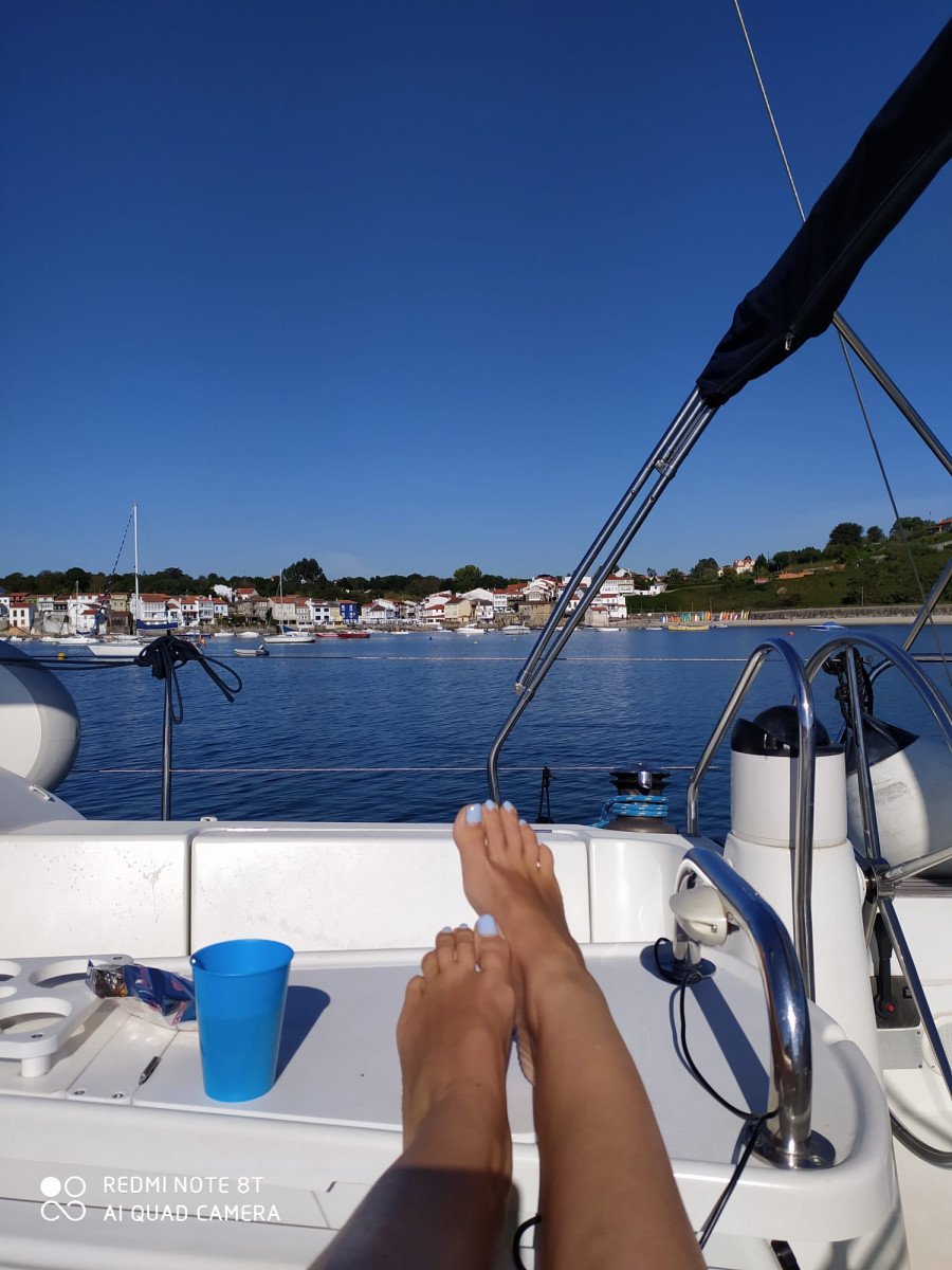 Disfrutando de la naturaleza desde el mar