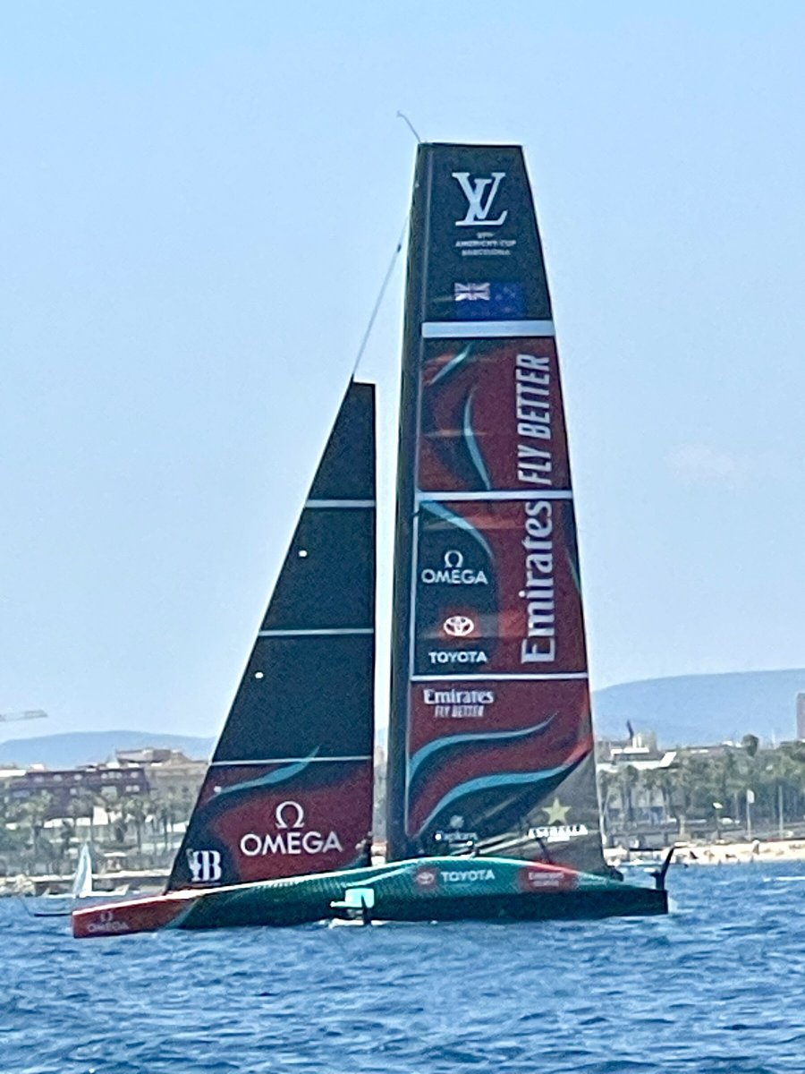Segeln in Barcelona, um die America's Cup Training zu sehen