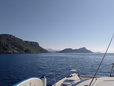 Entrenamiento en catamarán en Croacia