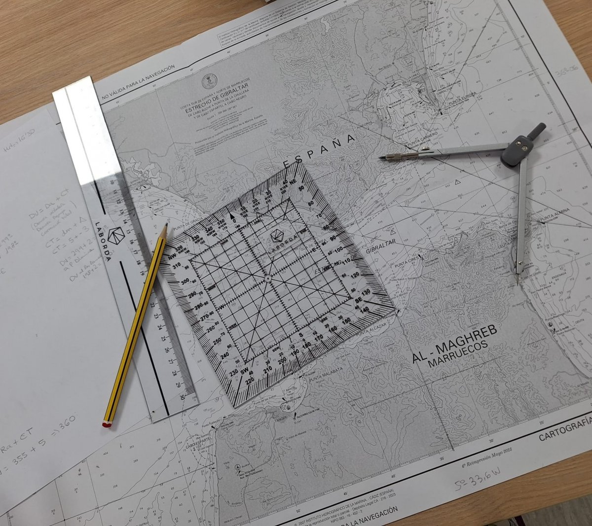 Clases de PER online y Carta Náutica en Guadalajara + Material