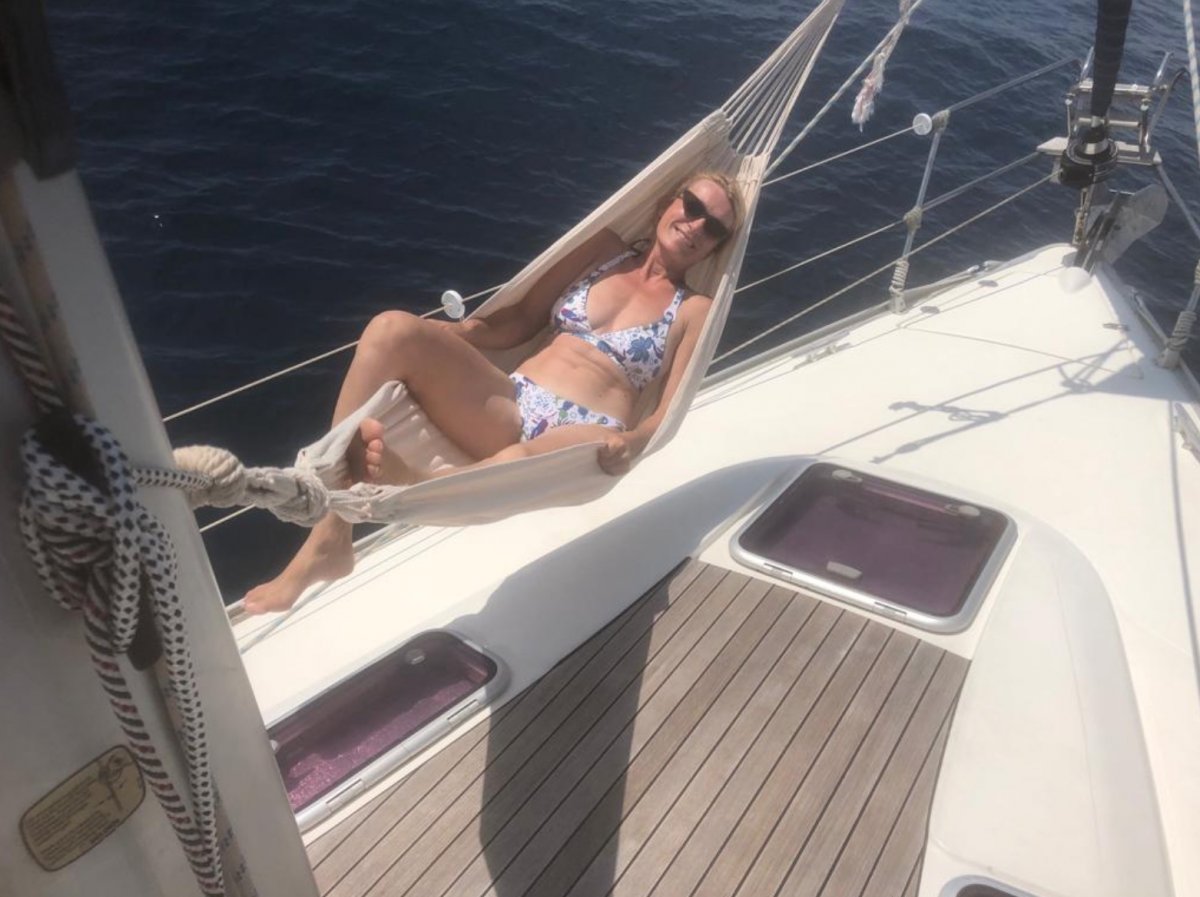 Sail in a sailboat in Barcelona