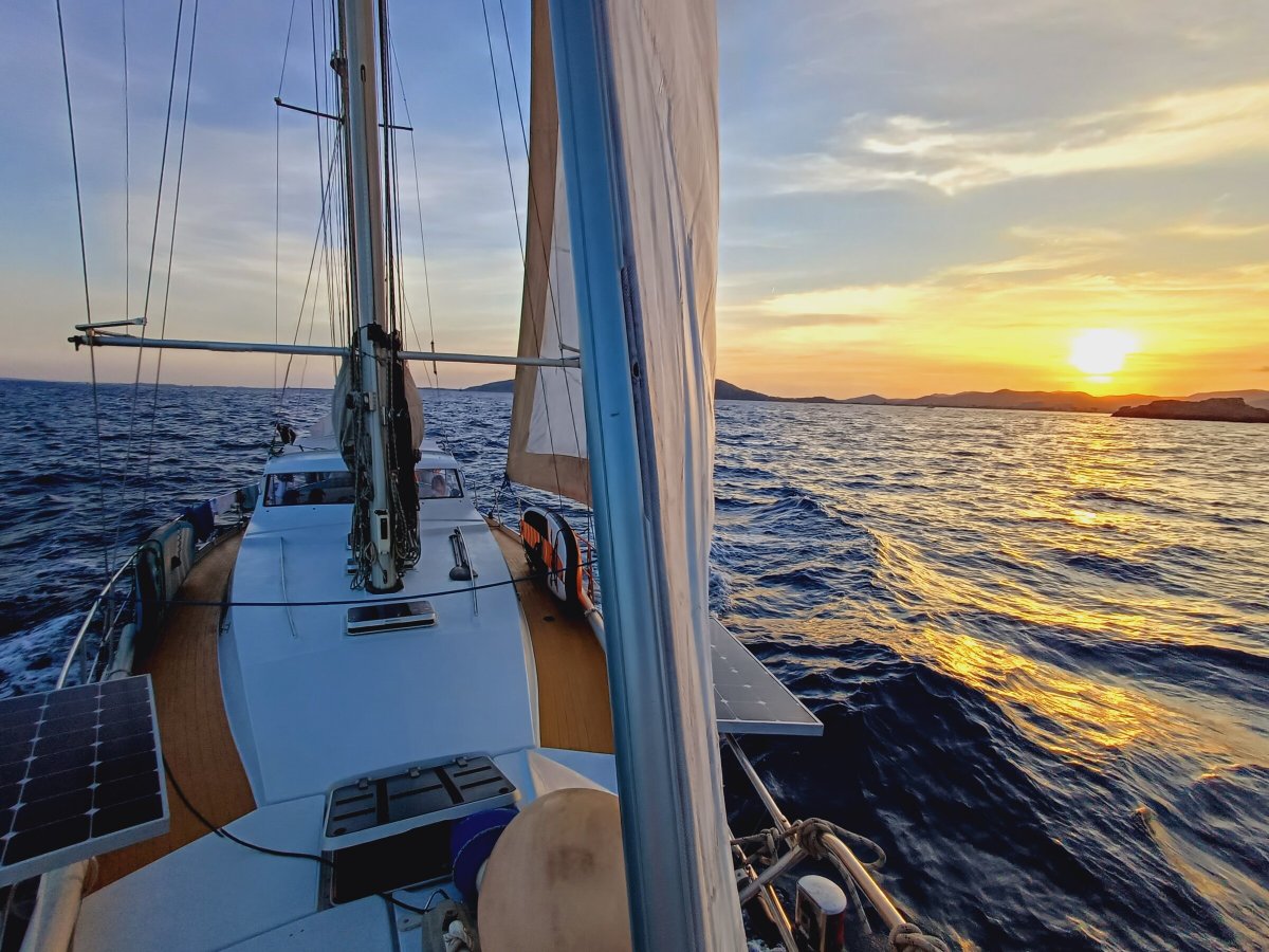 Boote auf dem Weg nach Mallorca