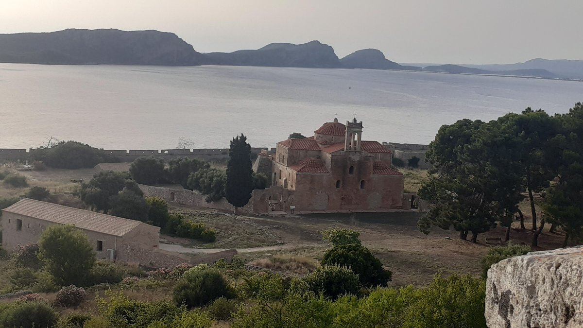 Catamarans journey from Kalamata to Pylos around the south Peloponnese