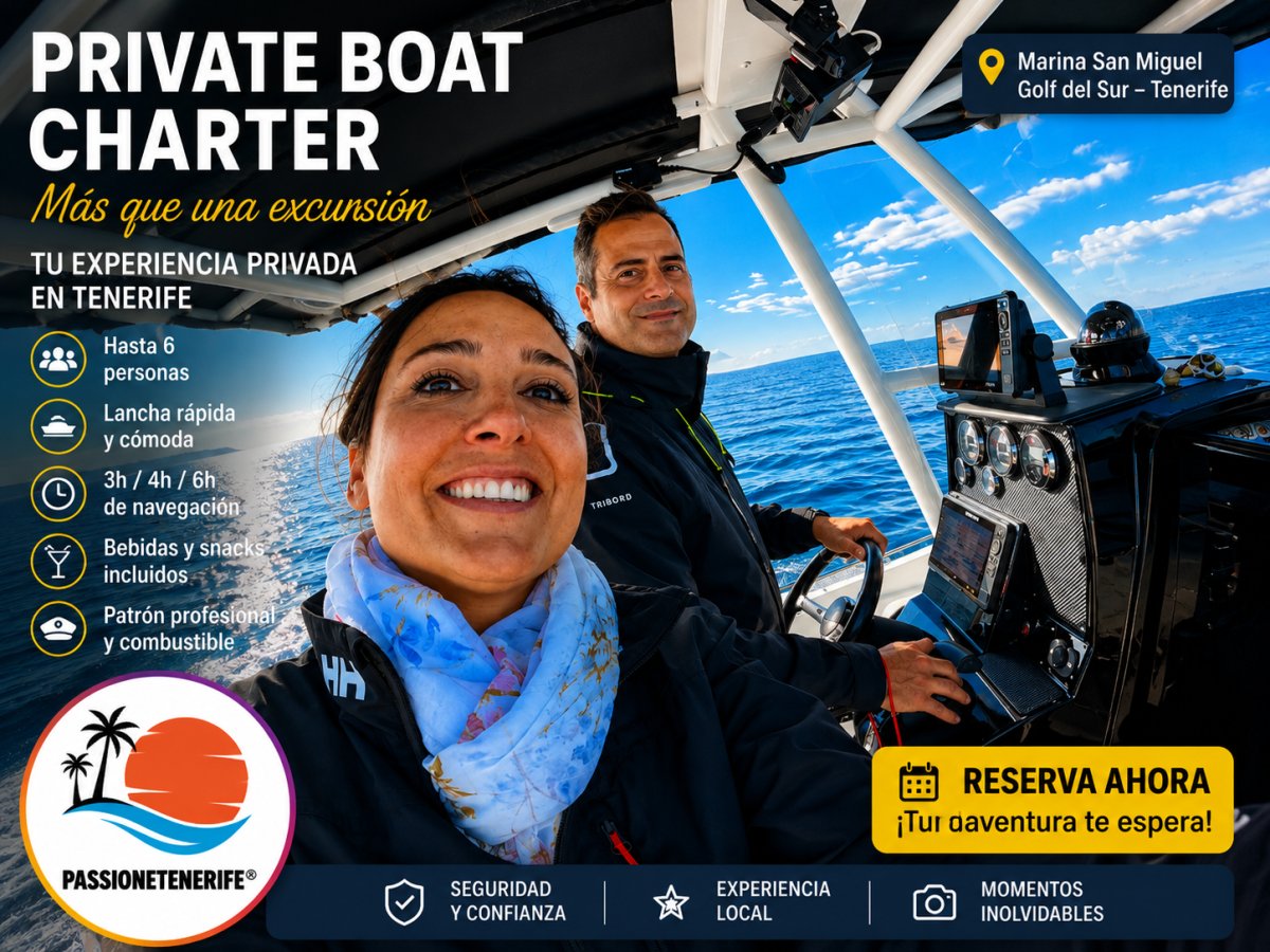 Explora Tenerife desde el mar – Una experiencia inolvidable! ☀️