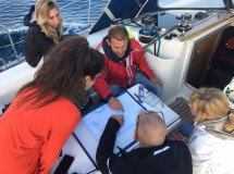 Enjoy the sea views during the sailing course