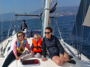 Segeltörn auf der Mündung von Vigo