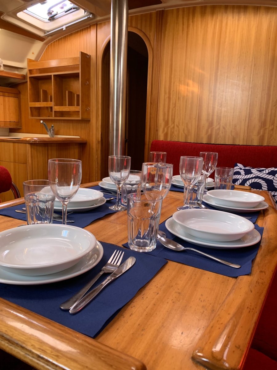 Expert crew on sailing routes